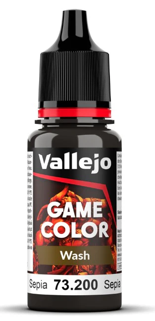Peinture Game Color Wash 18ml - 8 couleurs