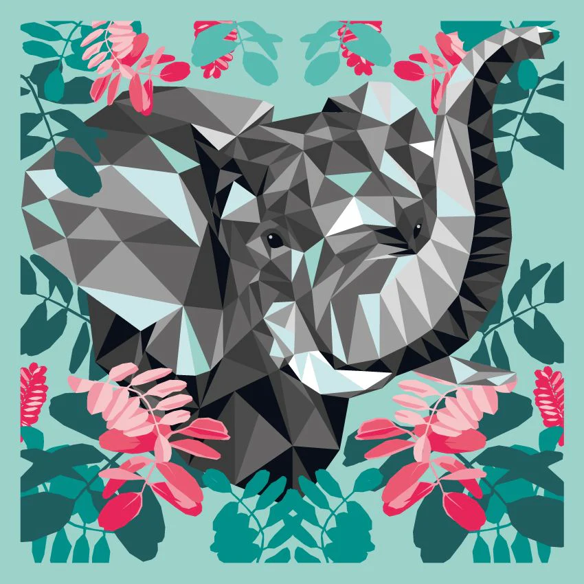 Peinture par numéro - L'éléphant - Image 2