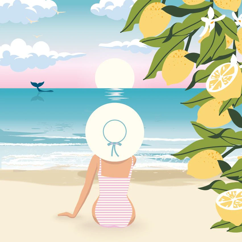 Peinture par numéro - Horizon sous le citronnier - Image 2