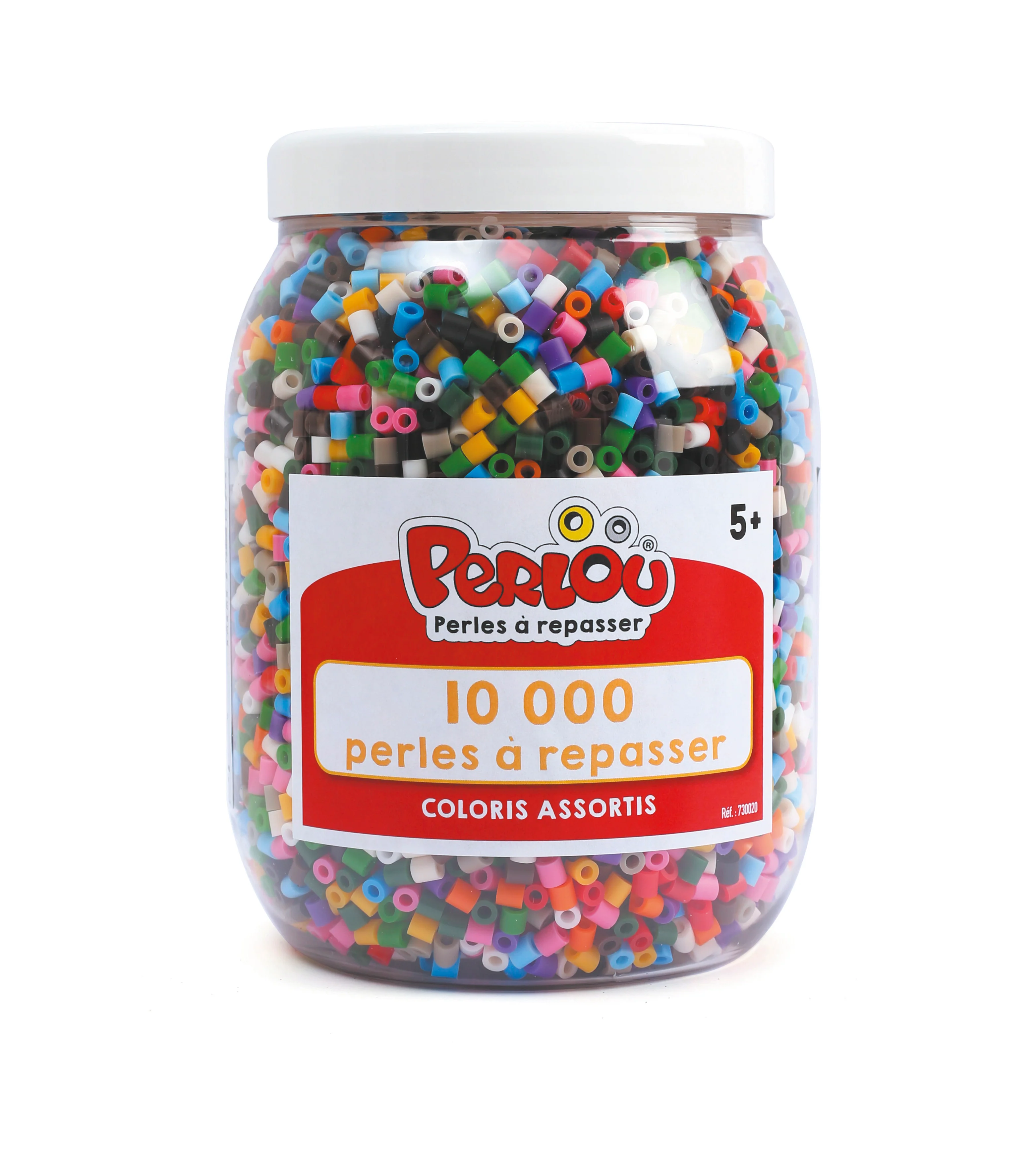Baril 500g de 10 000 Perles à repasser Perlou