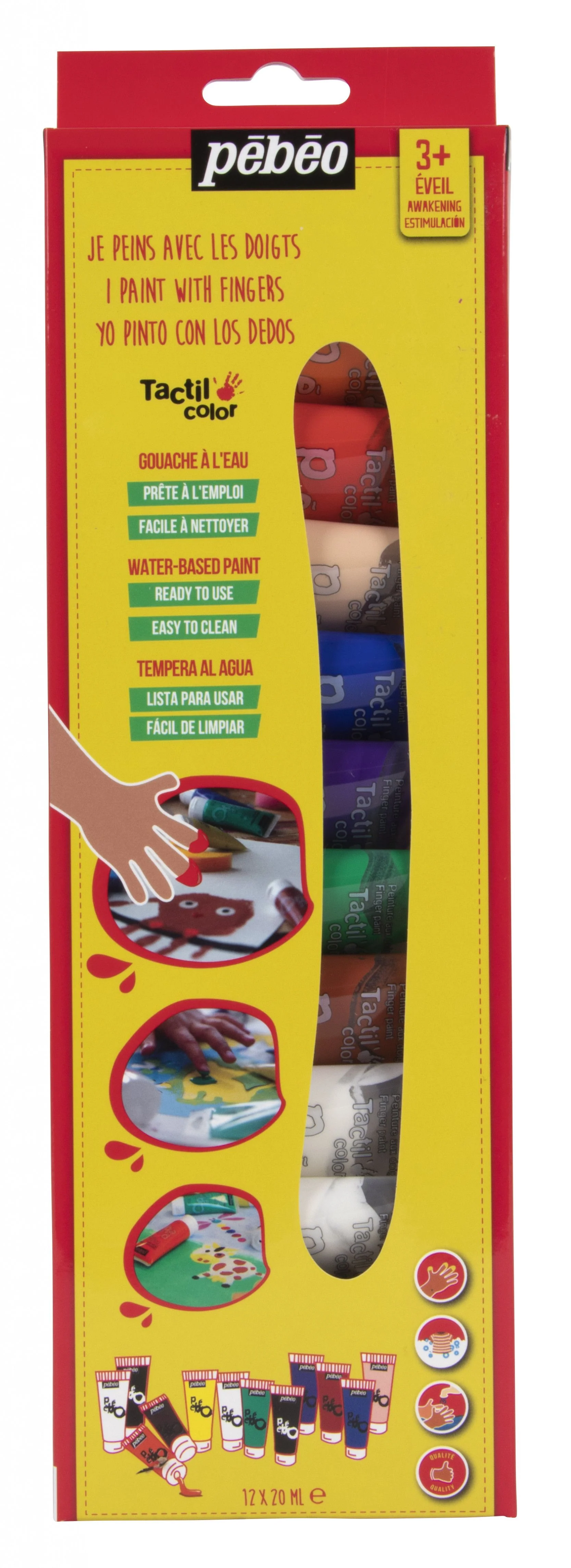 Set découverte Tacticolor 12 x 20 ml couleurs assorties