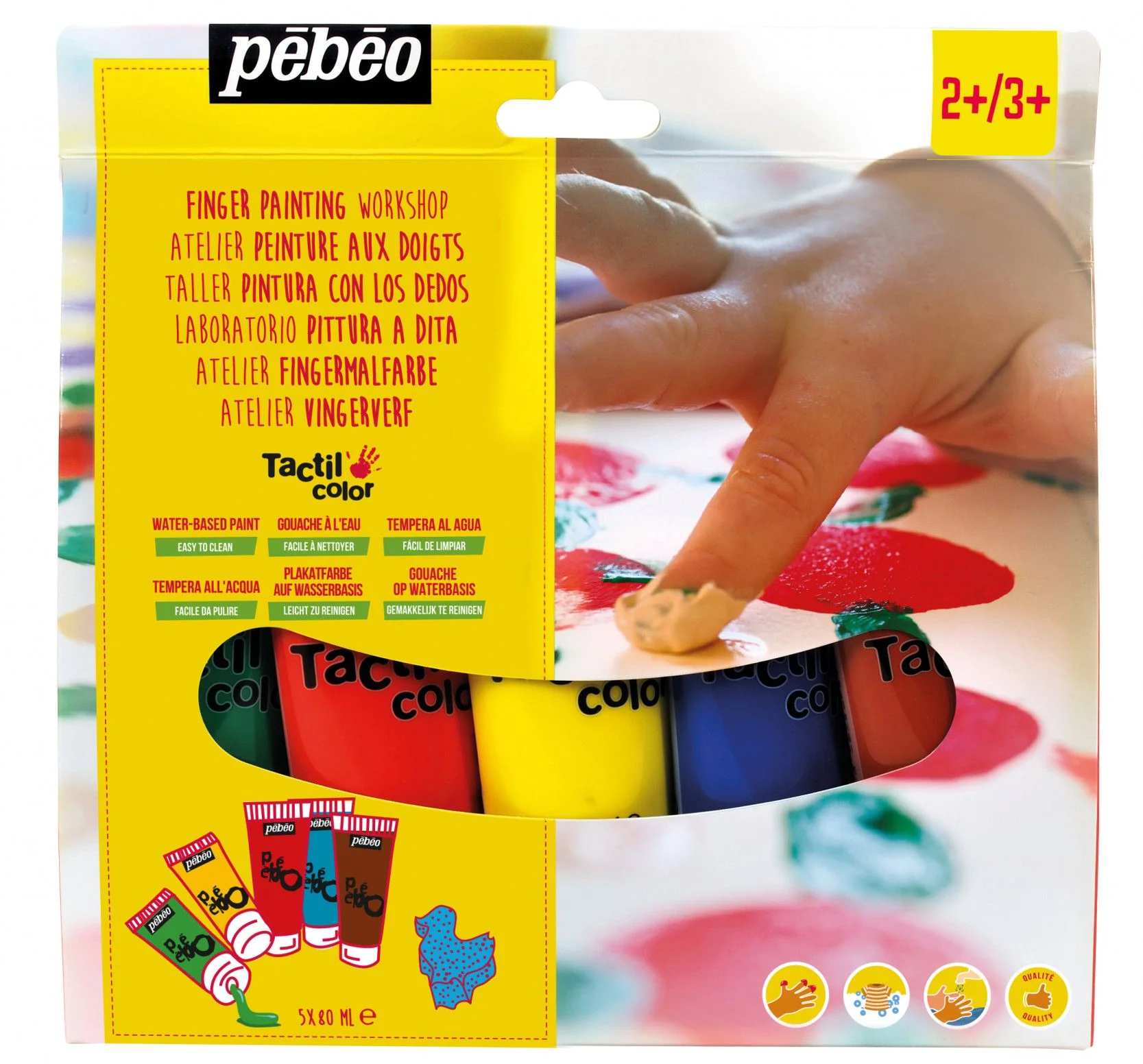 Set découverte Tacticolor 5 x 80 ml couleurs classiques