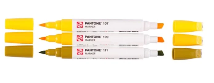 Set marqueur Pantone x 3 yellow - Image 3