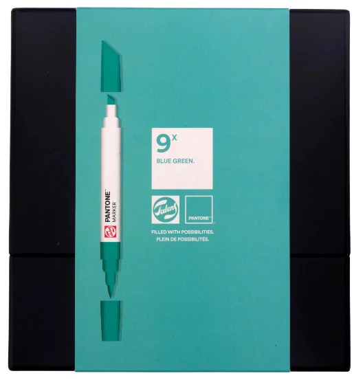Set marqueur Pantone x 9 blue green - Image 2