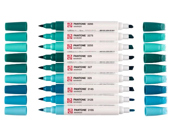 Set marqueur Pantone x 9 blue green - Image 4