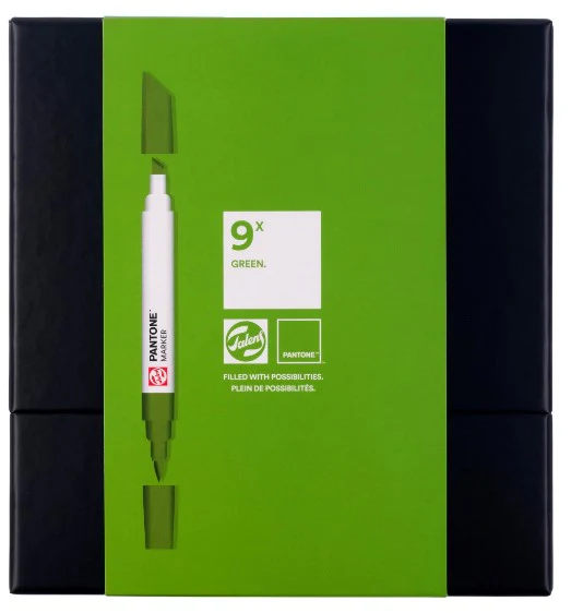 Set marqueur Pantone x 9 green - Image 2