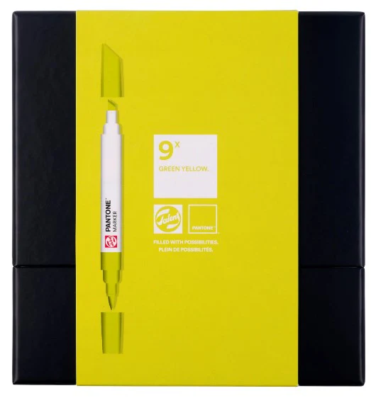 Set marqueur Pantone x 9 green yellow - Image 2