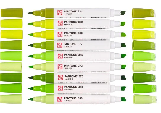 Set marqueur Pantone x 9 green yellow - Image 4