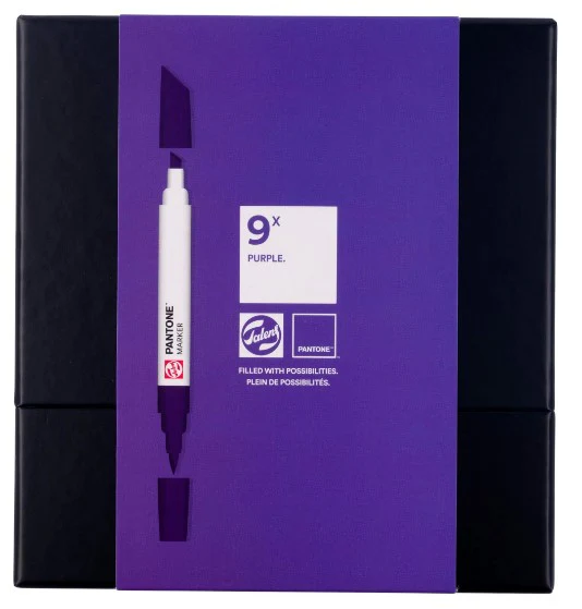 Set marqueur Pantone x 9 purple - Image 2