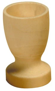 Coquetier classique en bois