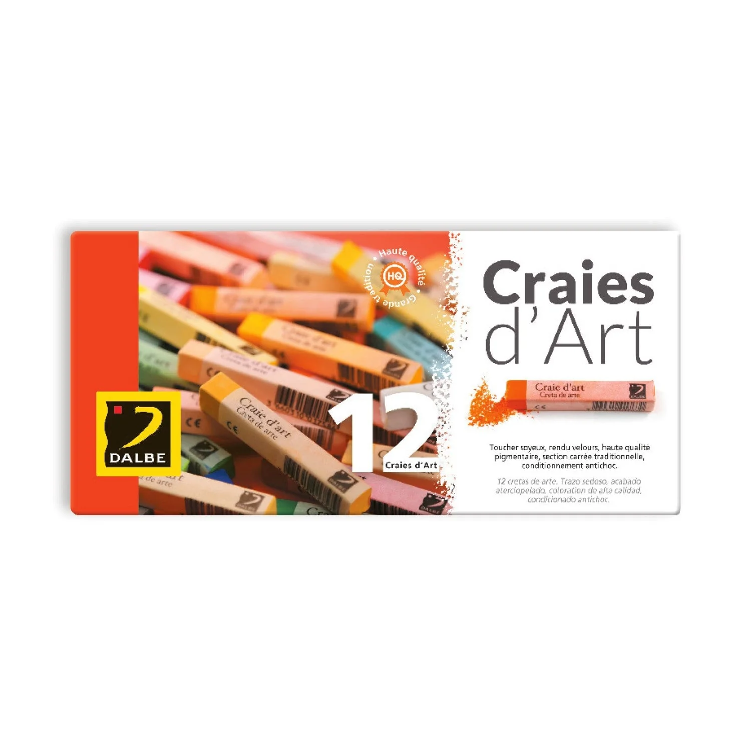 Boîte de 12 Craies d'art