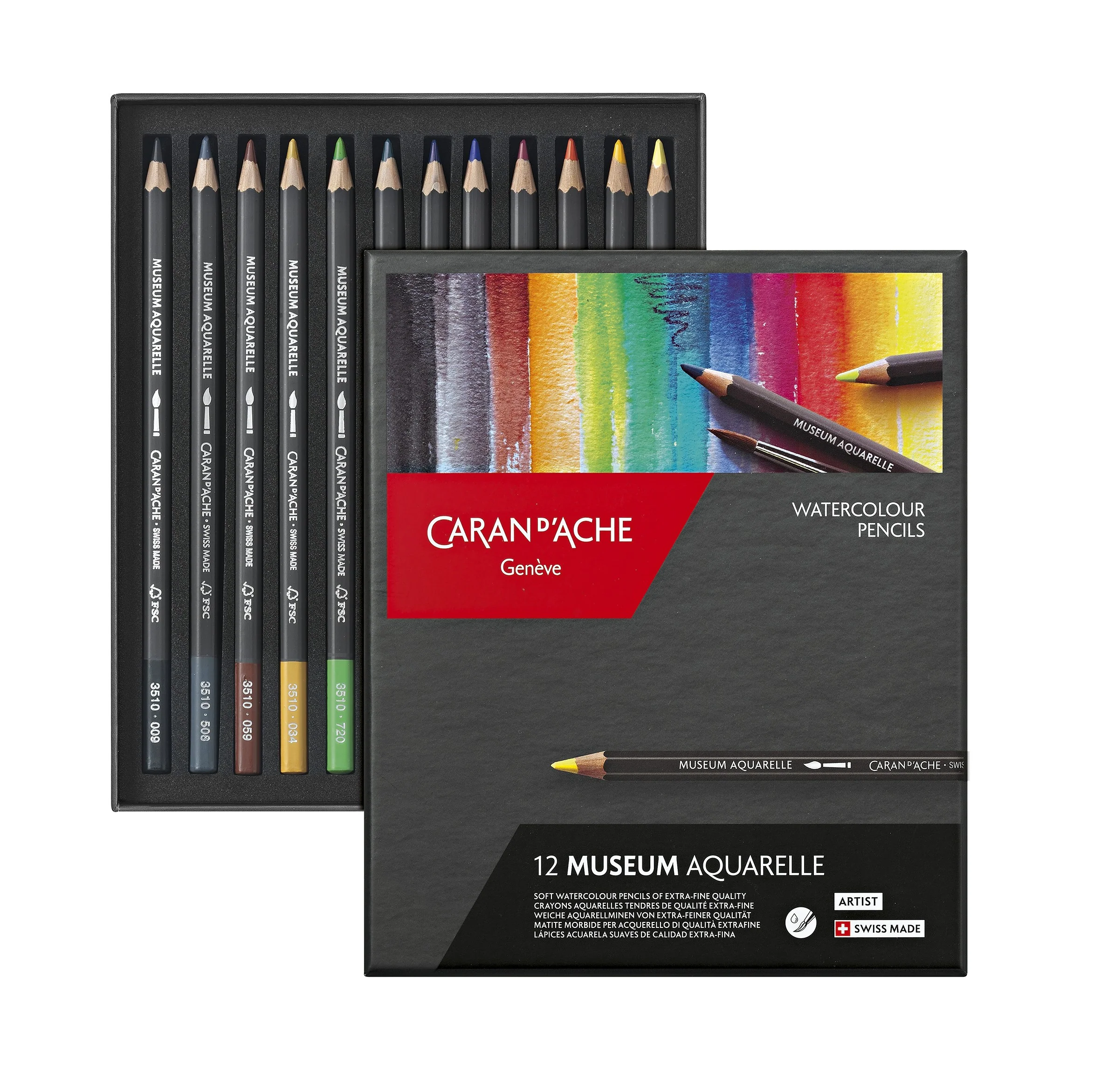 Crayon aquarellable Museum boîte de 12 - Image 2