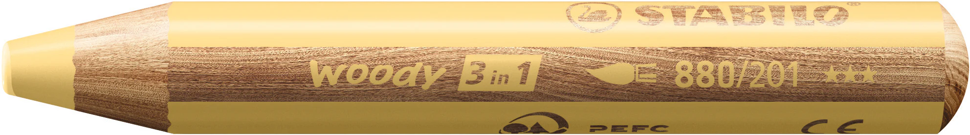 Crayon de couleur woody 3 in 1 mine extra-large à l'unité - Image 3
