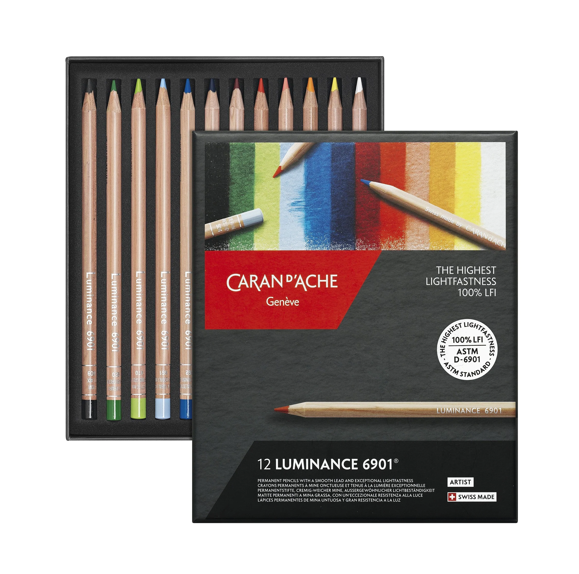 Boîte de 12 Crayons de couleurs Luminance