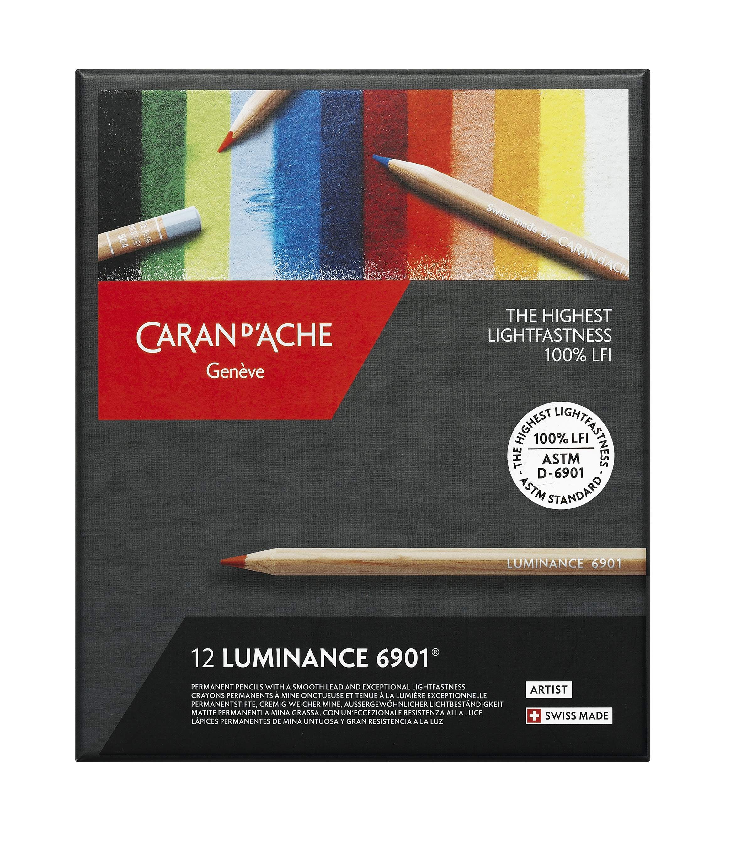 Boîte de 12 Crayons de couleurs Luminance - Image 2
