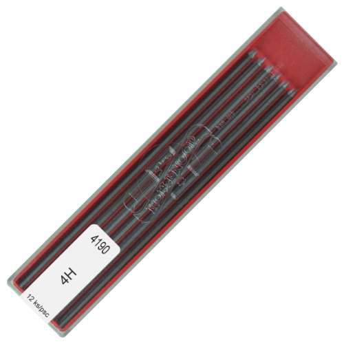 Etui de 12 mines graphite 4H diam 2mm