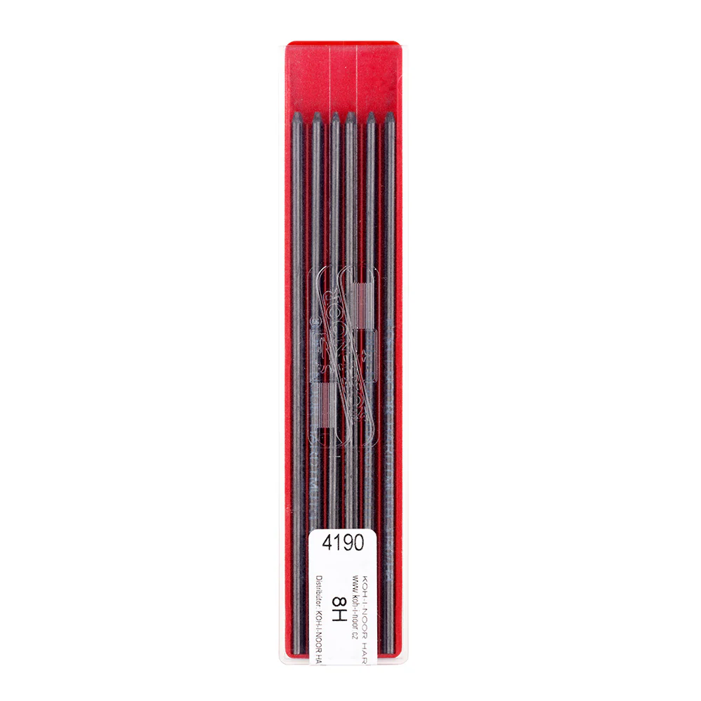 Etui de 12 mines graphite ø2mm 8H