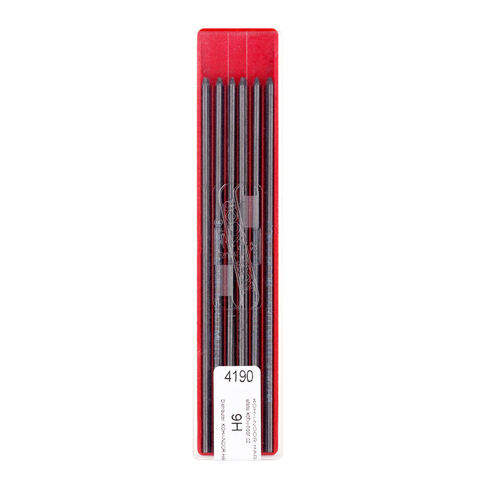 Etui de 12 mines graphite ø2mm 9H