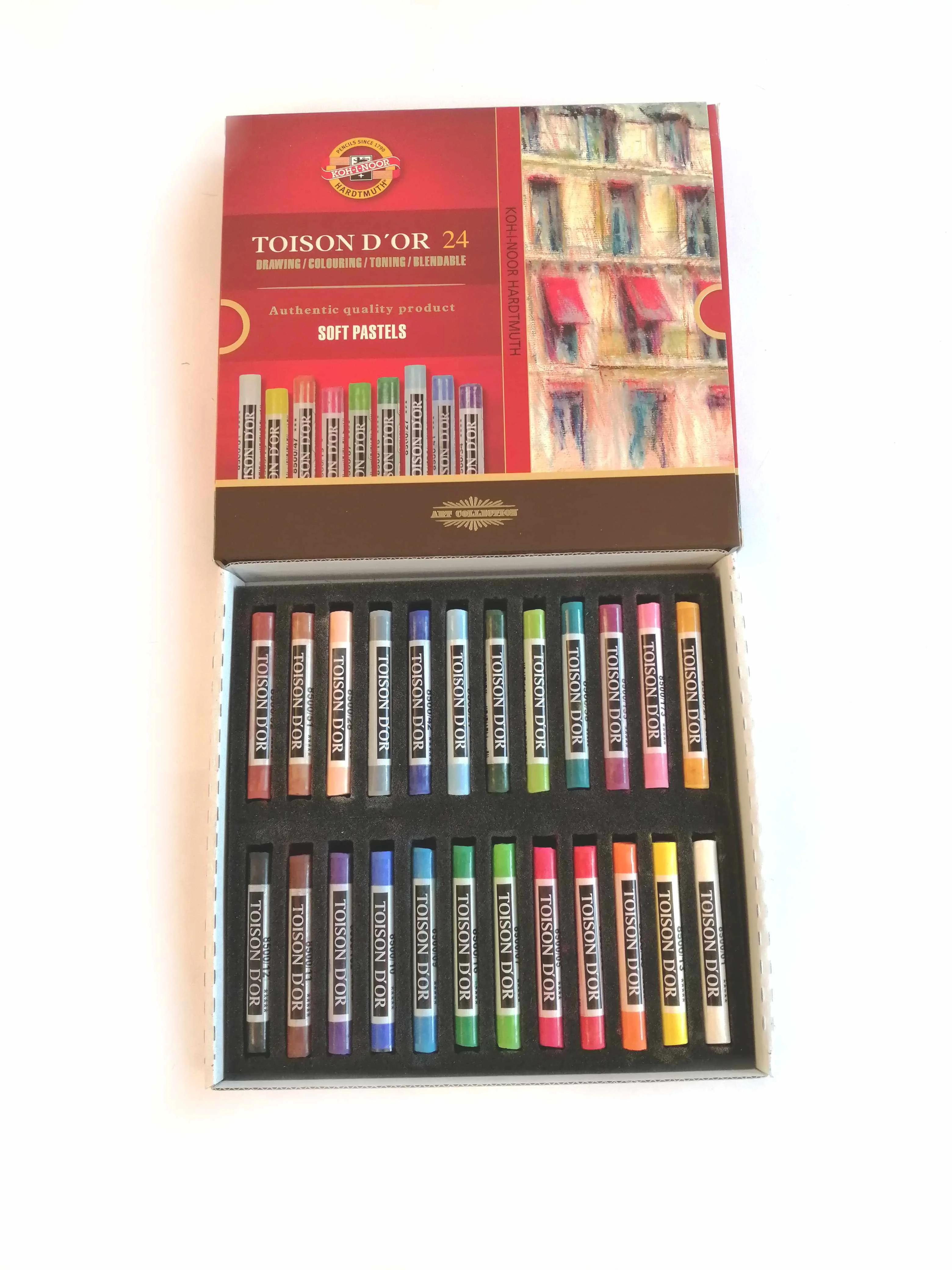 Etui de 24 pastels ronds Ø9 mm - Image 3