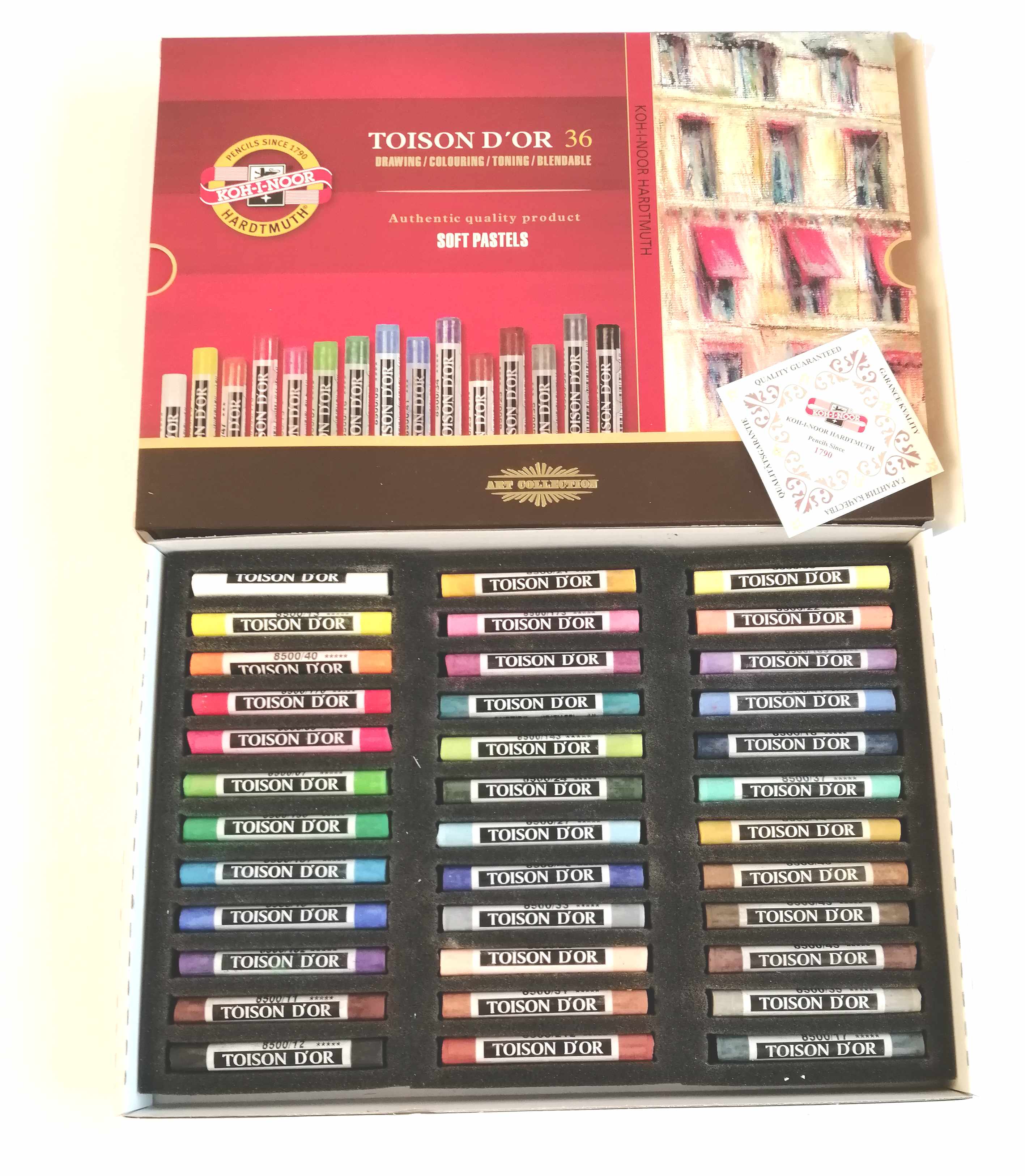 Etui de 36 pastels ronds Ø9 mm - Image 3