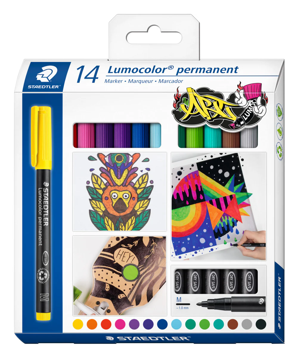 Etui de 14 feutres Lumocolor 317
