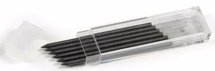 Etui de 6 mines graphite Ø3,8 mm - Image 2