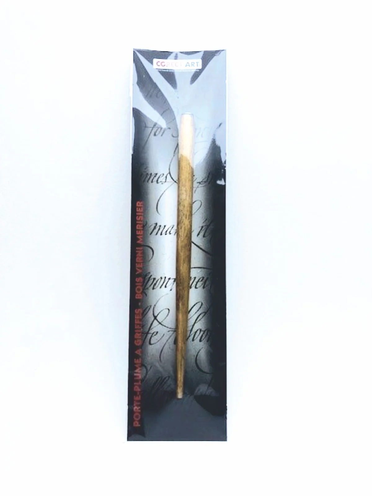 Etui porte-plume standard - Bois verni merisier