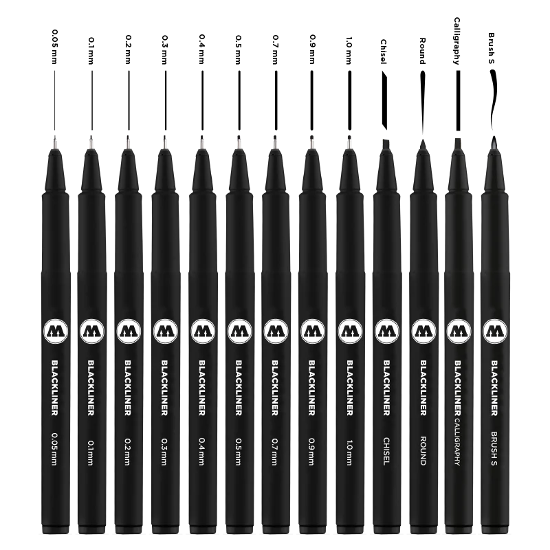 Feutre fin noir Blackliner