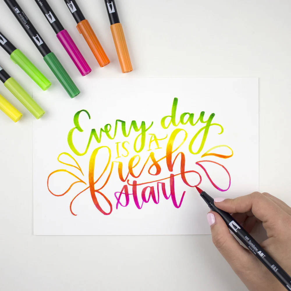 Feutre dual brush pen ABT étui 6 "Pastel" - Image 3