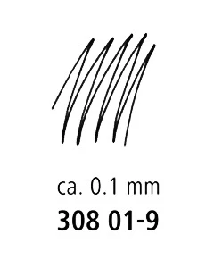 Pigment Liner - Feutre pointe calibrée 0.3 mm - Noir - STAEDTLER - Image 2