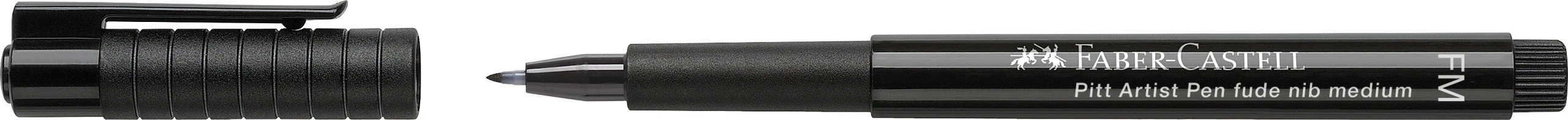 Feutre Pitt Artist Pen Fude 199 noir moyen - Image 3