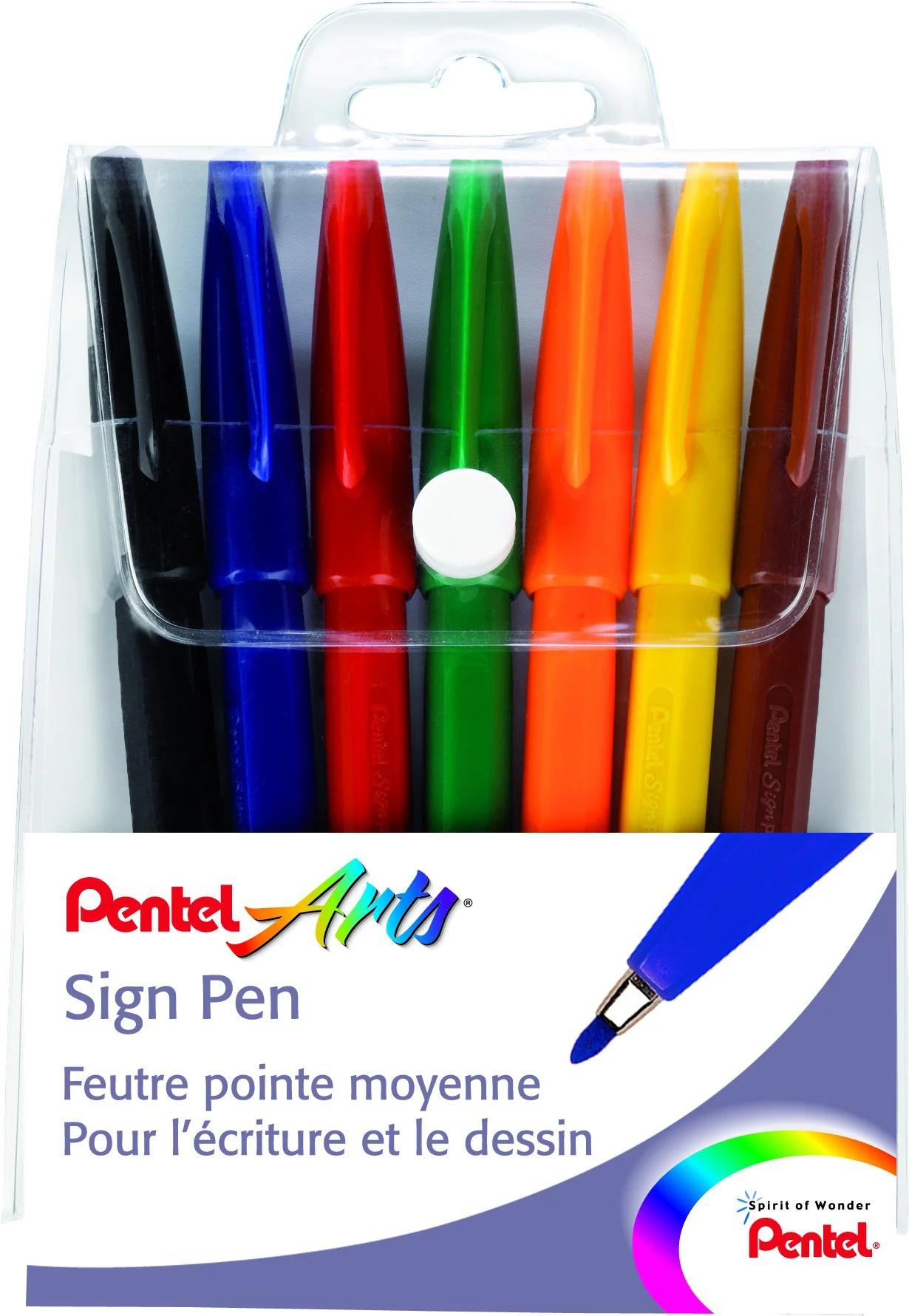 Pochette de 7 Feutres sign pen 2mm
