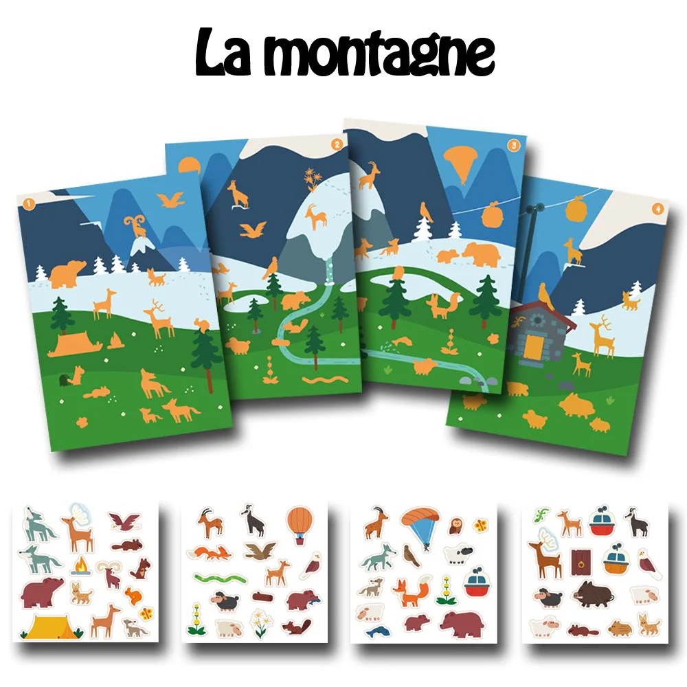 Fresques gommettes - 4 thèmes - Image 4