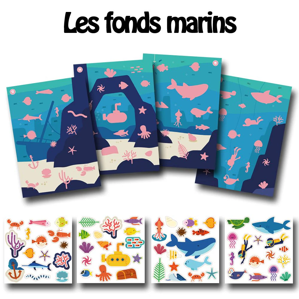 Fresques gommettes - 4 thèmes - Image 9