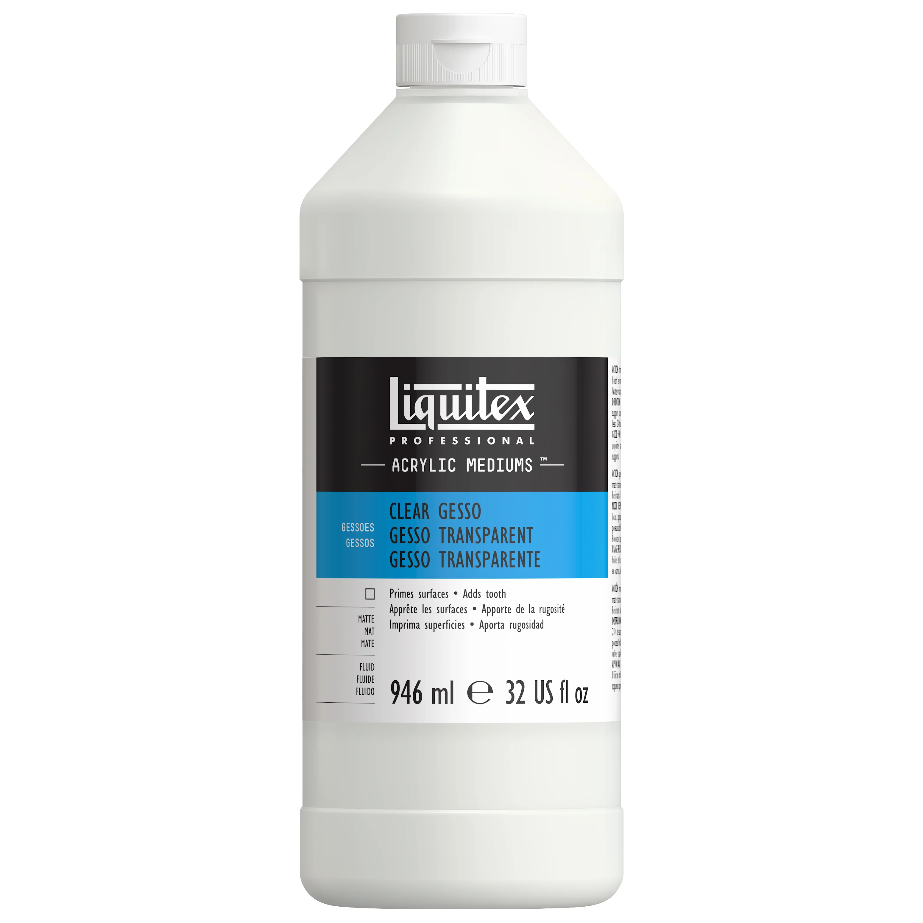Gesso transparent acrylique, préparateur de surface - Image 2