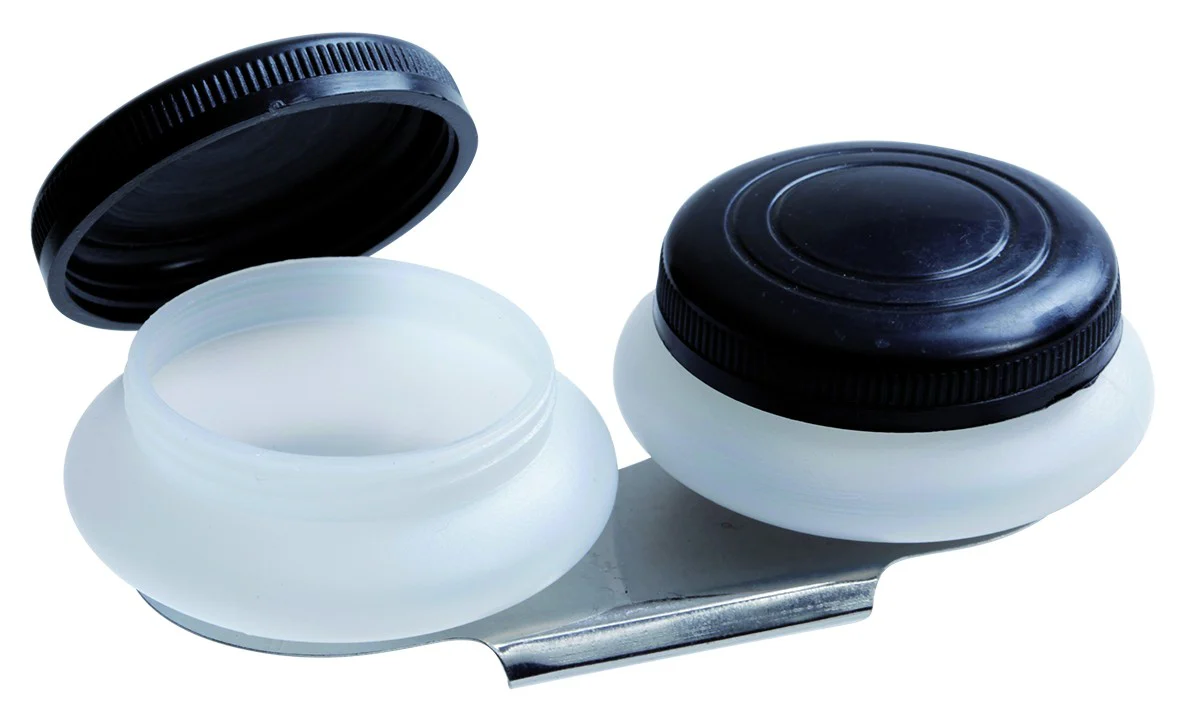 Godet double à vis plastique