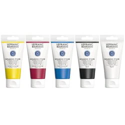 Coffret Gouache Étude - Lefranc Bourgeois - 5 Tubes - Image 2