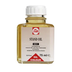 Huile de lin polymerisée  -75ml