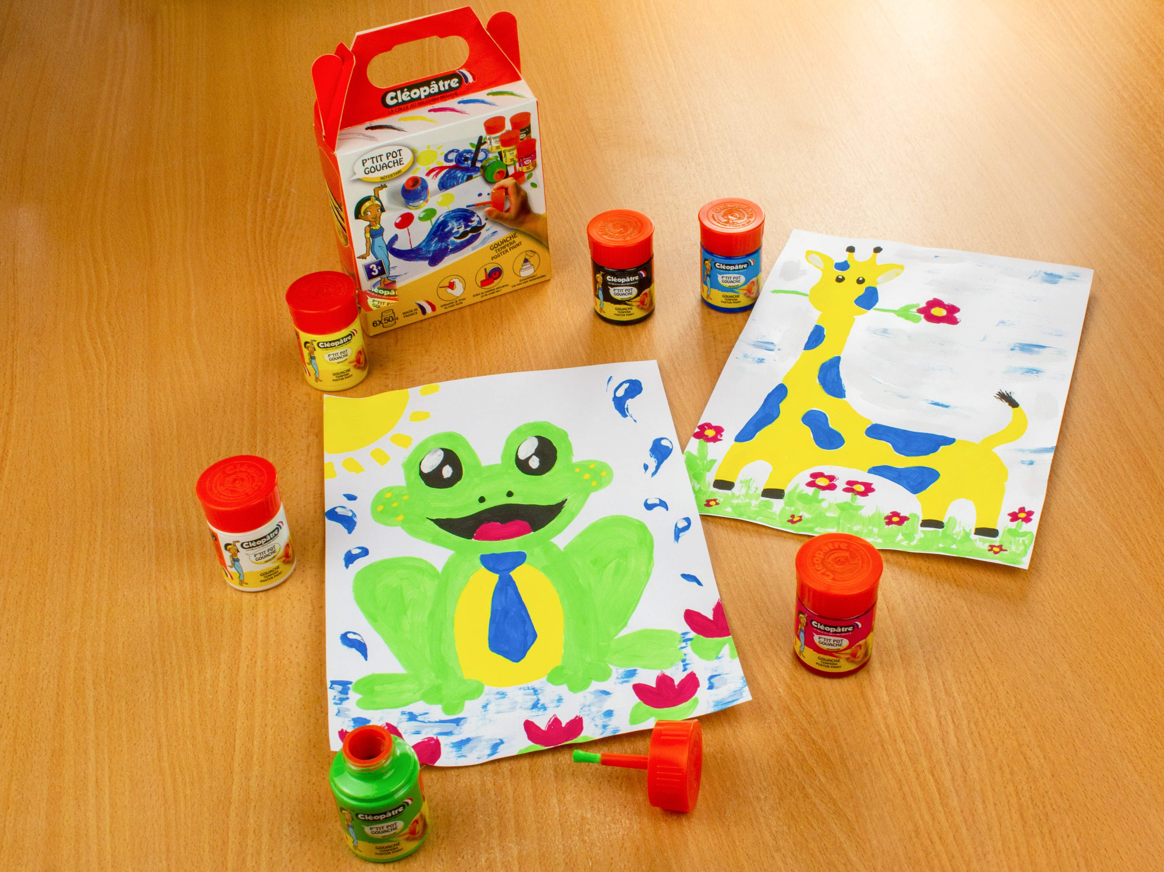 Kit 6 P'tits Pots gouache 50 ml assortis Néfertari - Image 10