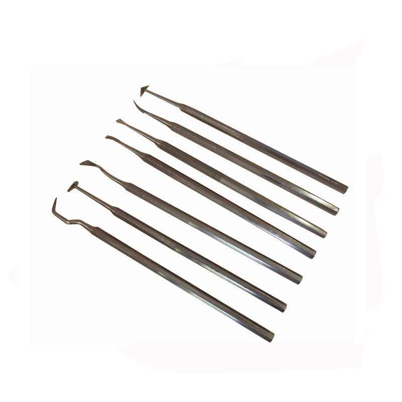 Kit de 7 outils de finition très fins en métal