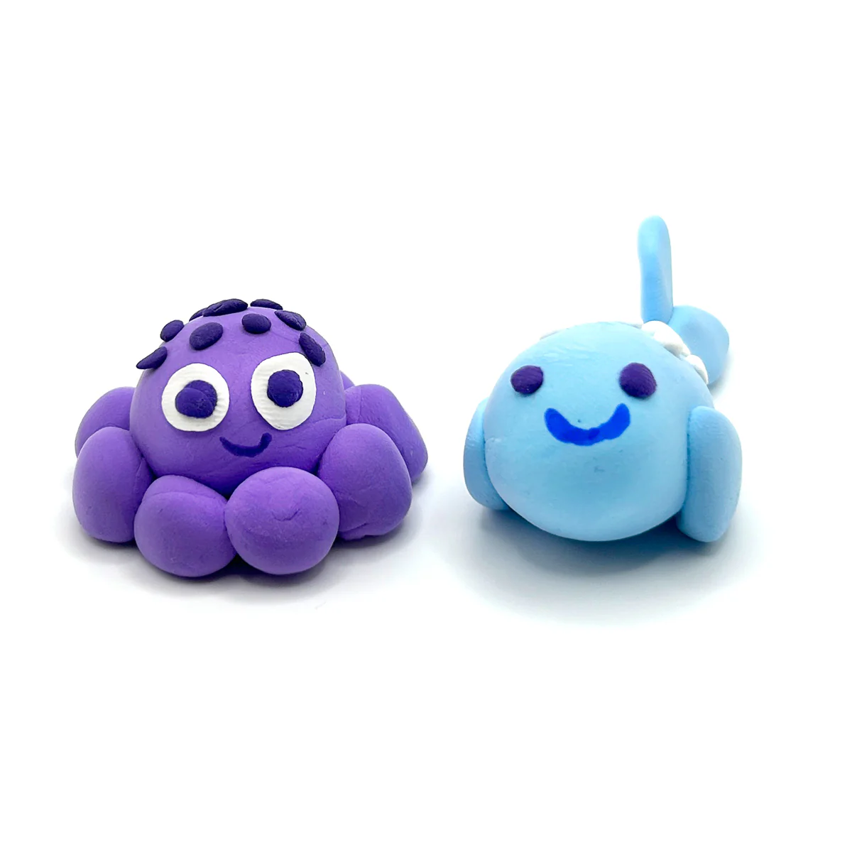 Kit de pâte à modeler auto-durcissante Ooly Creatibles Ocean BFFs - Dam - Image 3