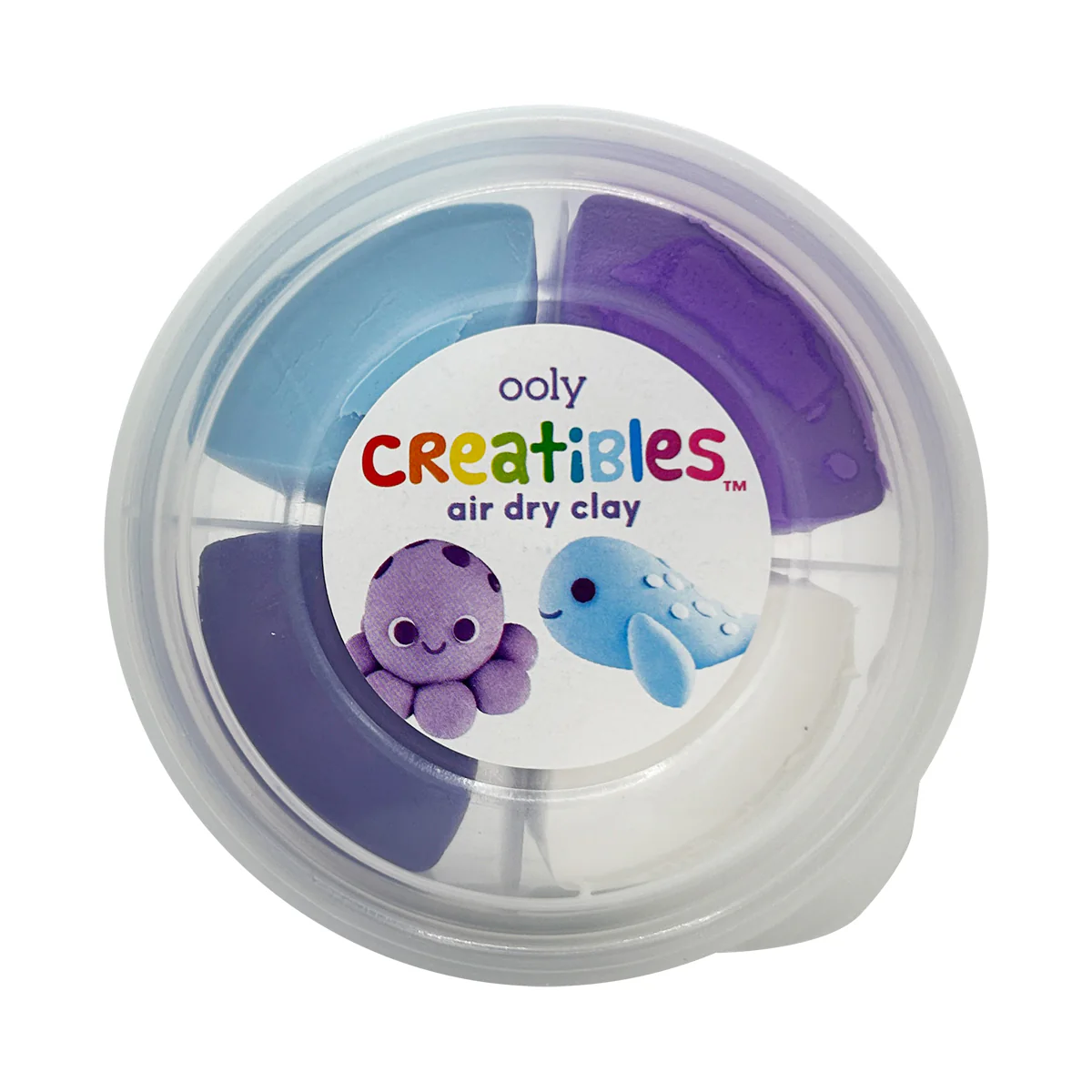 Kit de pâte à modeler auto-durcissante Ooly Creatibles Ocean BFFs - Dam - Image 4