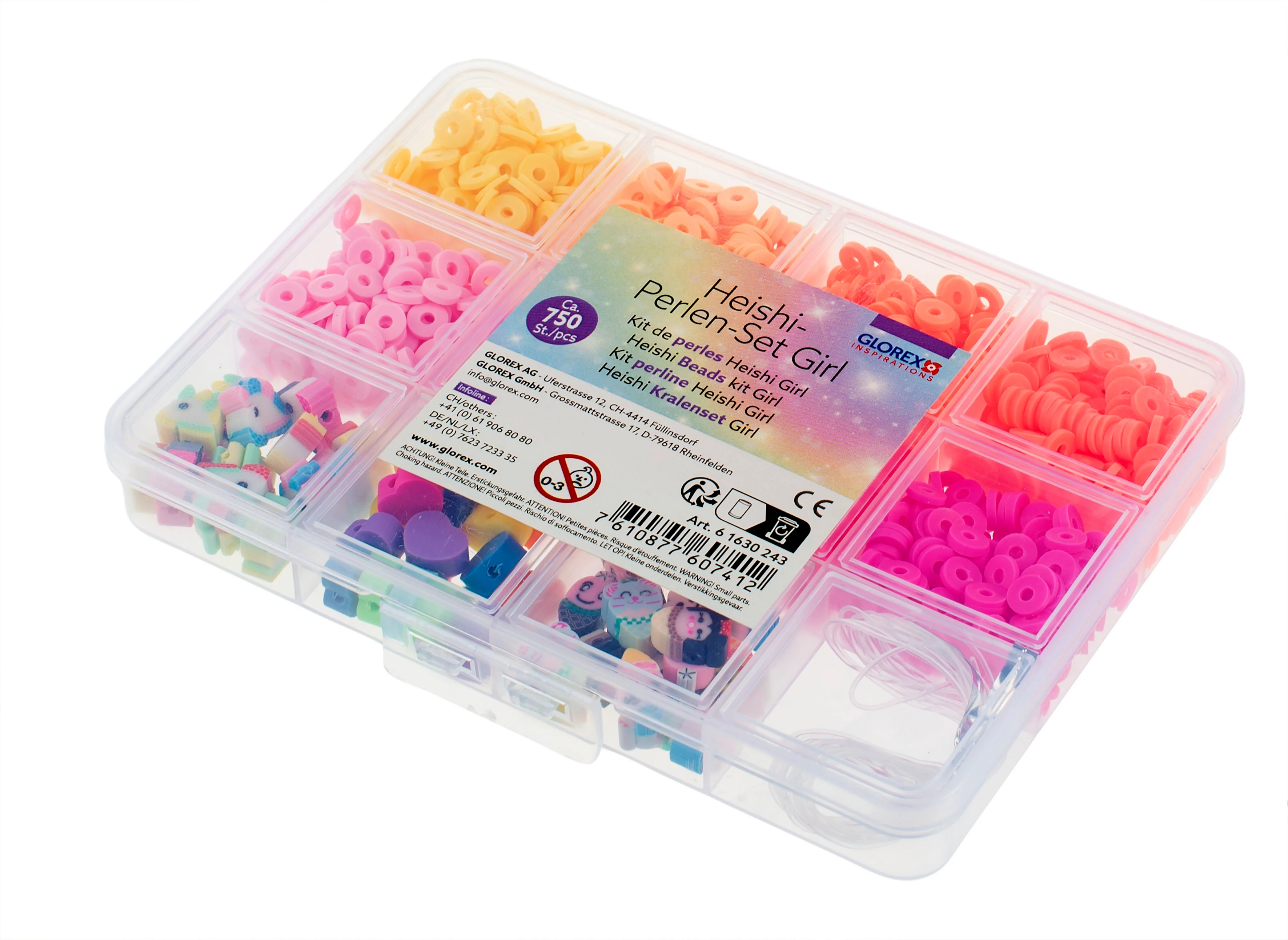 Kit perles Heishi girly 750 pièces - Glorex - Image 3