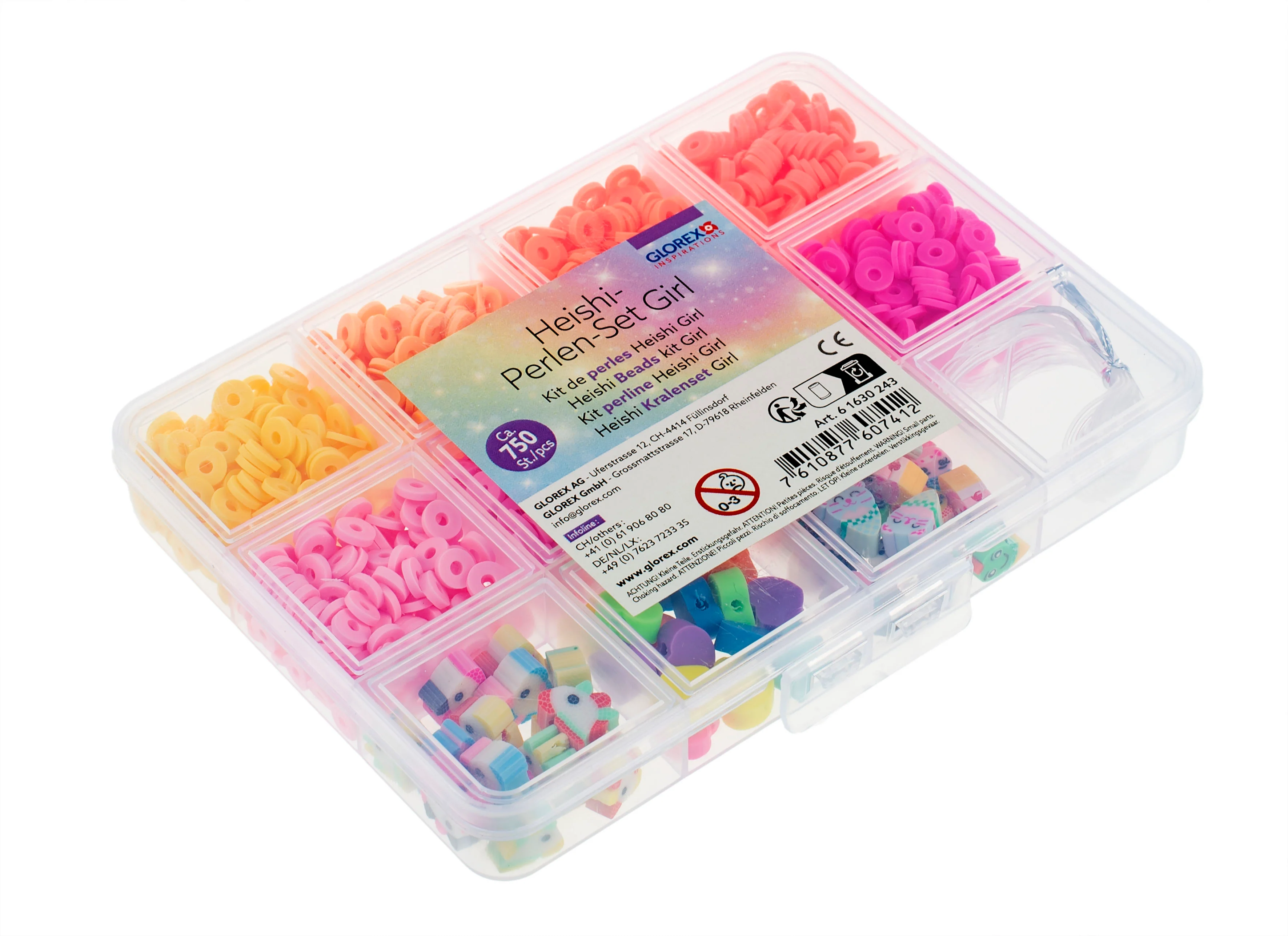 Kit perles Heishi girly 750 pièces - Glorex - Image 4