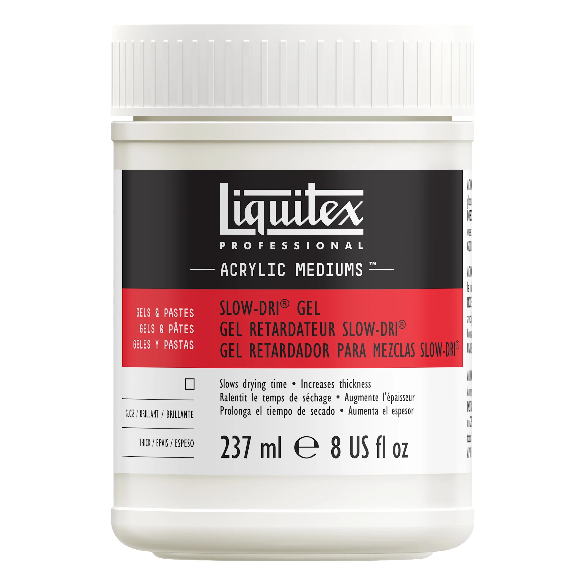 Liquitex médium gel retardateur 237 et 473 ml - Image 2