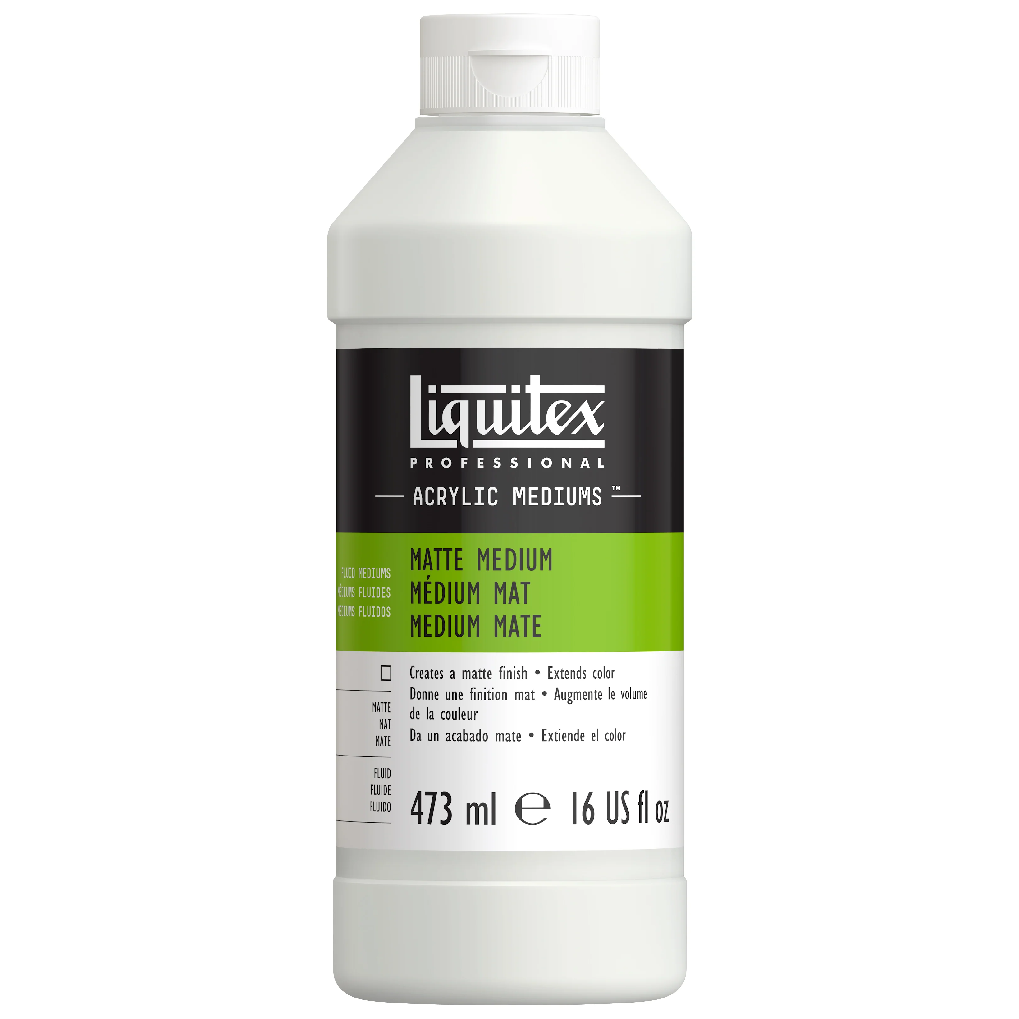 Liquitex medium mat en flacon de 473ml