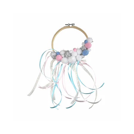 Lot de 200 pompons blancs - 3 tailles différentes - 2 coloris - Image 4