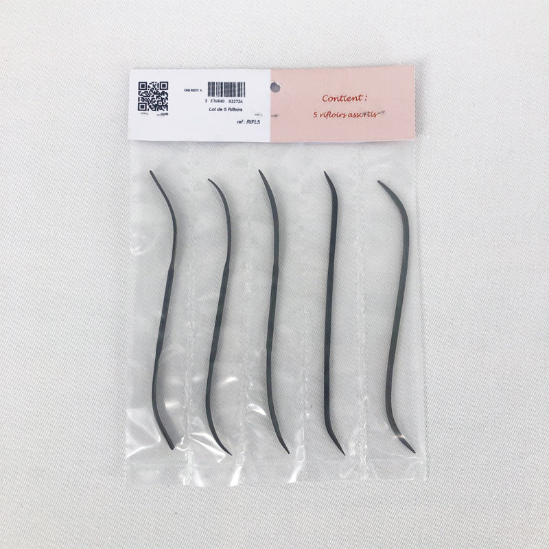 Lot de 5 rifloirs