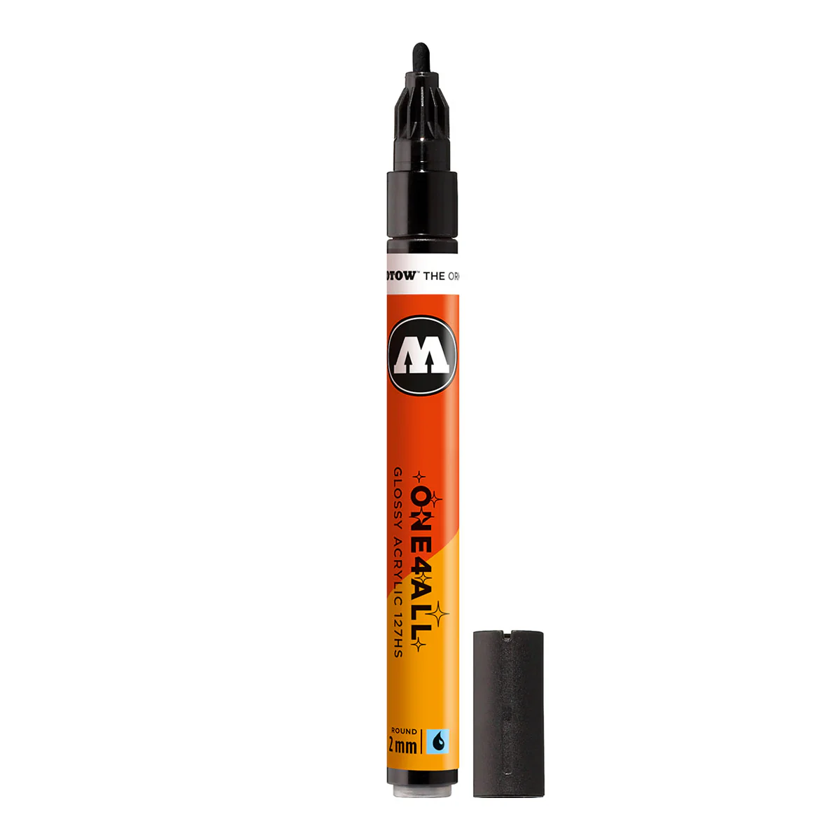 Marqueur Molotow ONE4ALL 127HS, 227HS & 327HS noir et blanc brillant - Image 2