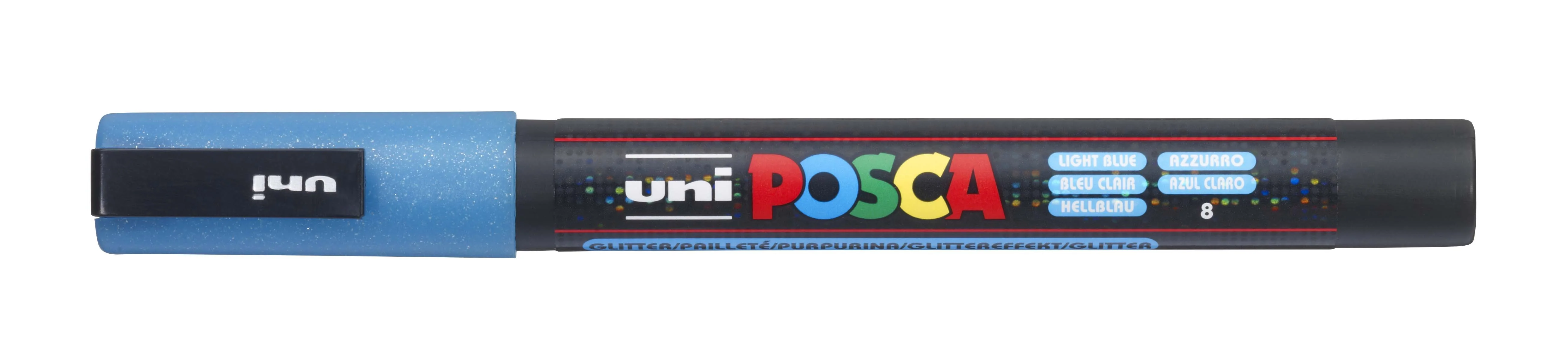 Marqueur POSCA pointe conique fine pailleté à l'unité - Image 4